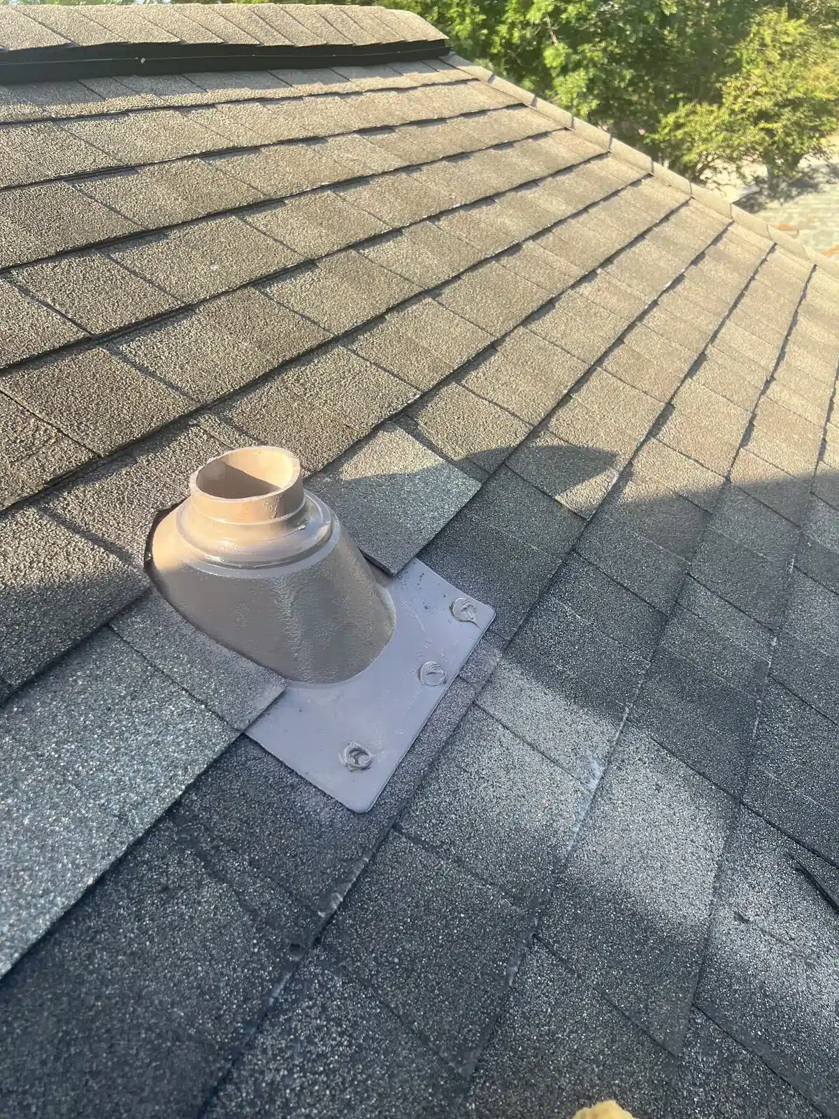 New roof replacement completed on a home in Sugar Land